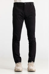 Black Basic Dyed Khaki Pant MNTRCSS24024
